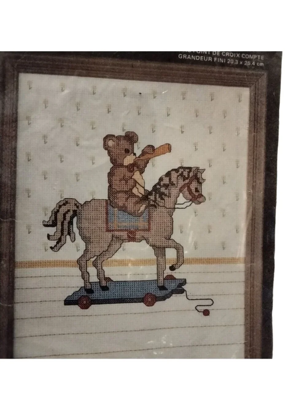 Newgate Designs Bear Back Rider Counted Cross Stitch Kit Horse - Picture 2 of 3